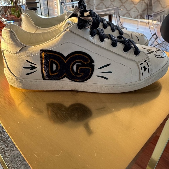 Dolce & Gabbana White and Black Sneakers - Picture 7 of 7